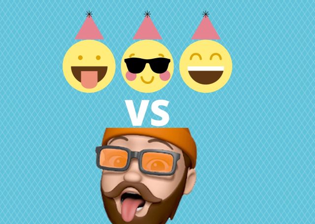Emojis vs memojis