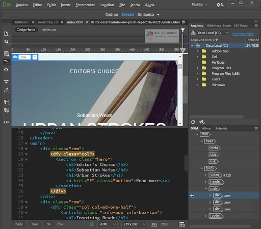 2 Best Free CSS and HTML Visual Editors Software Tools for Your Site