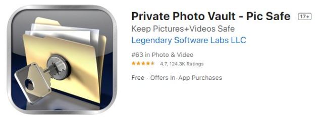 Private Photo Vault - Pic Safe