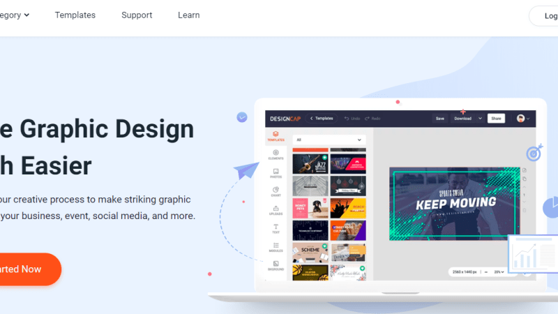 DesignCap free online design pictures | Make online graphic design easier